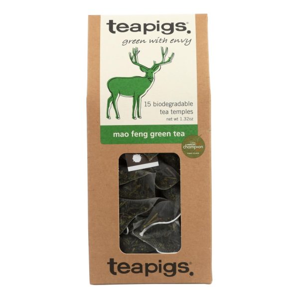 Teapigs Green Tea - Mao Feng - Case Of 6 - 15 Count Supply