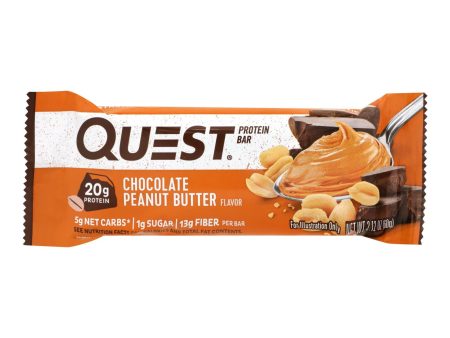 Quest Bar - Chocolate Peanut Butter - 2.12 Oz - Case Of 12 Fashion