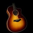 Used Taylor 214ce Deluxe Grand Auditorium Acoustic Guitar Sunburst Fashion