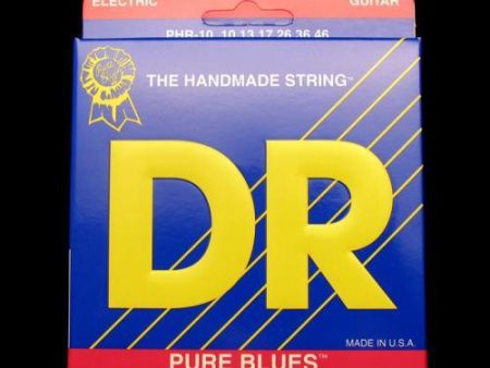 DR Pure Blues Electric Strings (Medium 10-46) Supply