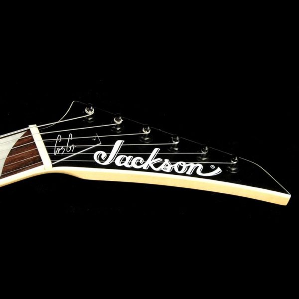 Jackson X Series Gus G. Star Satin Black with White Pinstripes Online now