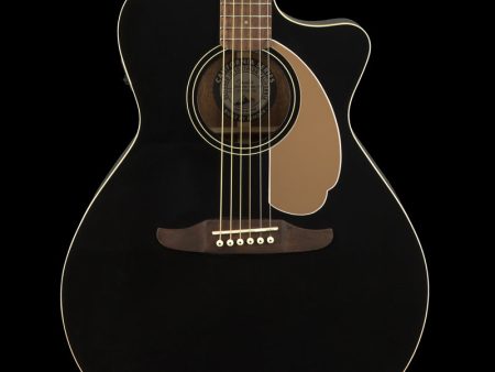 Fender California Series Newporter Player Acoustic Jetty Black Online Hot Sale