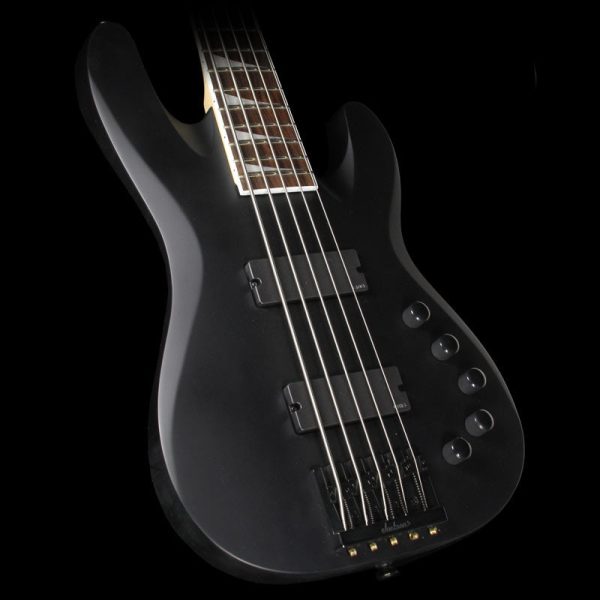 Used Jackson Dave Ellefson CBX V Signature 5-String Electric Bass Satin Black For Sale