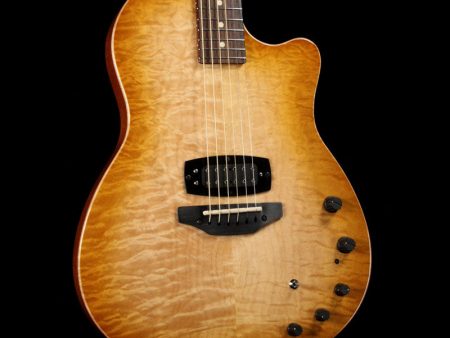 Tom Anderson Crowdster Plus Acoustic Natural Autumn Burst Online Hot Sale