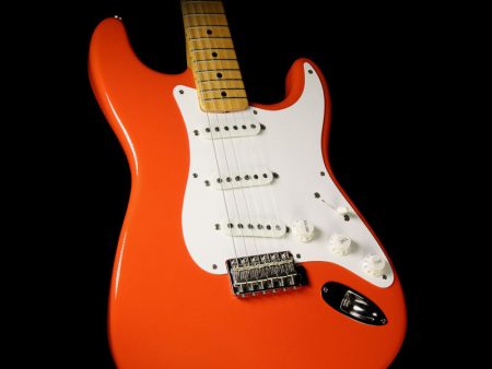 Used 1988 Fender American Vintage  57 Stratocaster Electric Guitar Fiesta Red For Discount