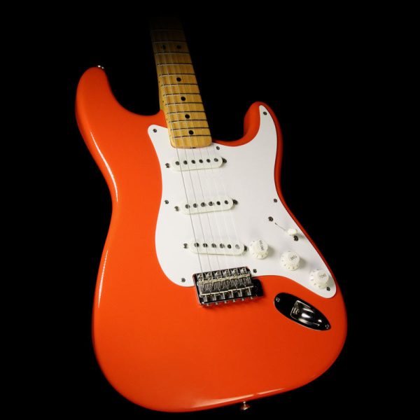 Used 1988 Fender American Vintage  57 Stratocaster Electric Guitar Fiesta Red For Discount