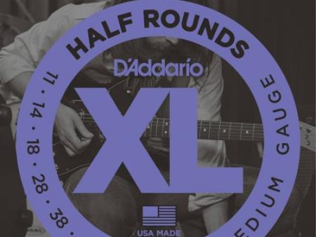 D Addario Half Round Electric Strings (Medium 11-49) Fashion