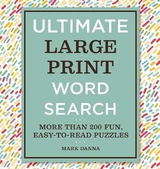 Mark Danna: Ultimate Large Print Word Search [2018] paperback For Sale